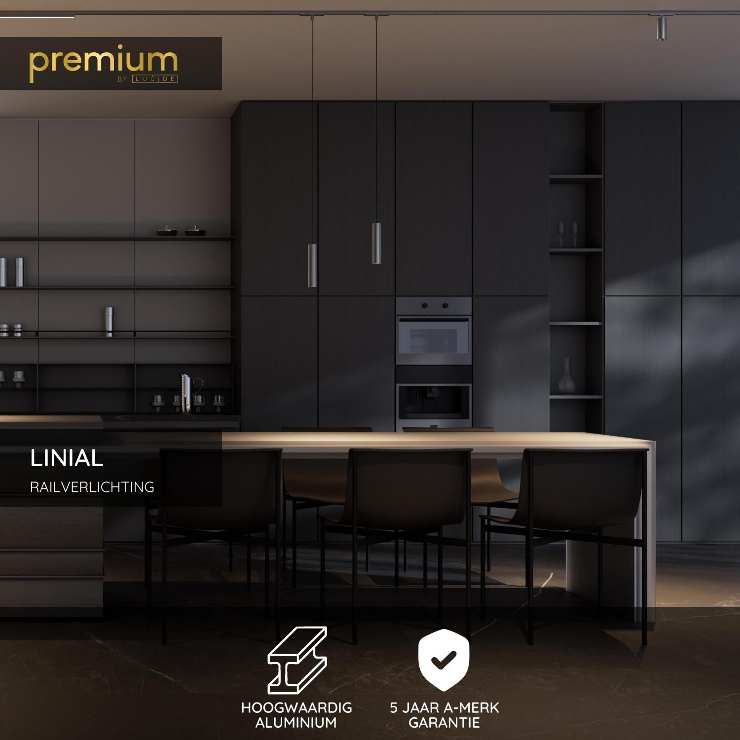 Lucide Premium LINIAL Railverlichting - Grijs