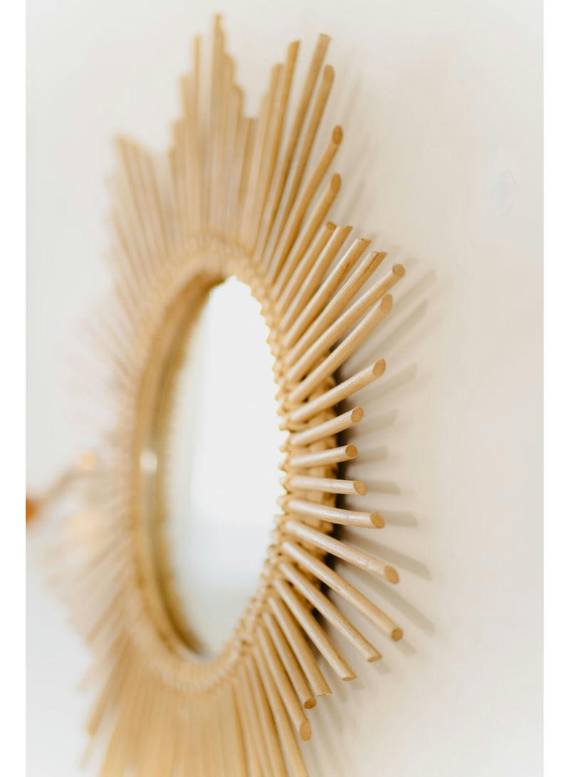 JUNE - Miroir rotin