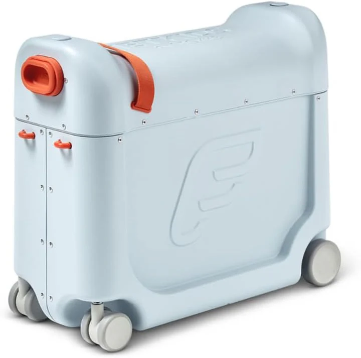 Kids' ride-on luggage and in-flight beds - Help your kids relax and sleep on the plane - Approved by multiple airlines - Best for ages 3 - 7(Blue Sky)