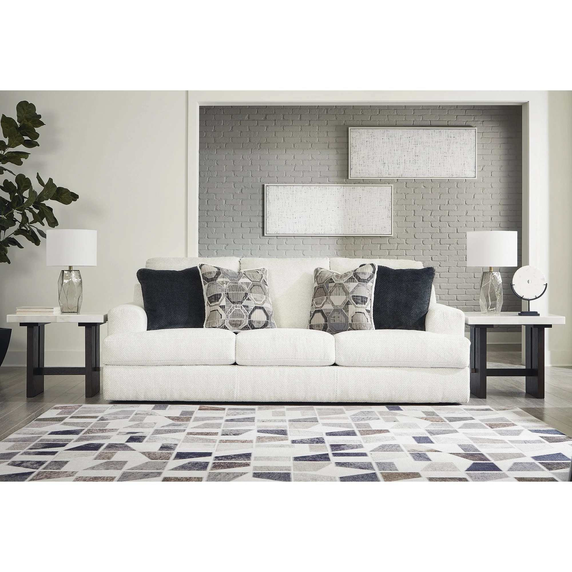Signature Design by Ashley Karinne Sofa - 96W x 41D x 39H