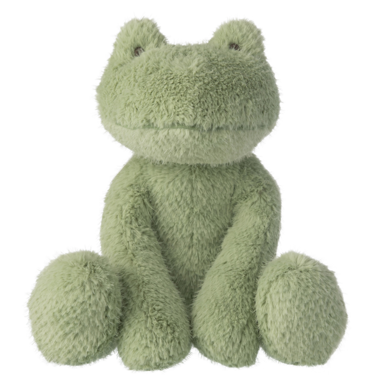 J-Line knuffelbeer Kikker - polyester - muntgroen - large