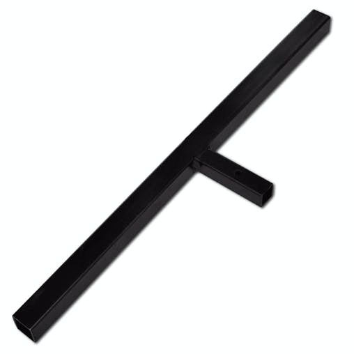 NNEVL Ground Drill with Handle Auger Bit 150 mm Three Spirals Steel Black