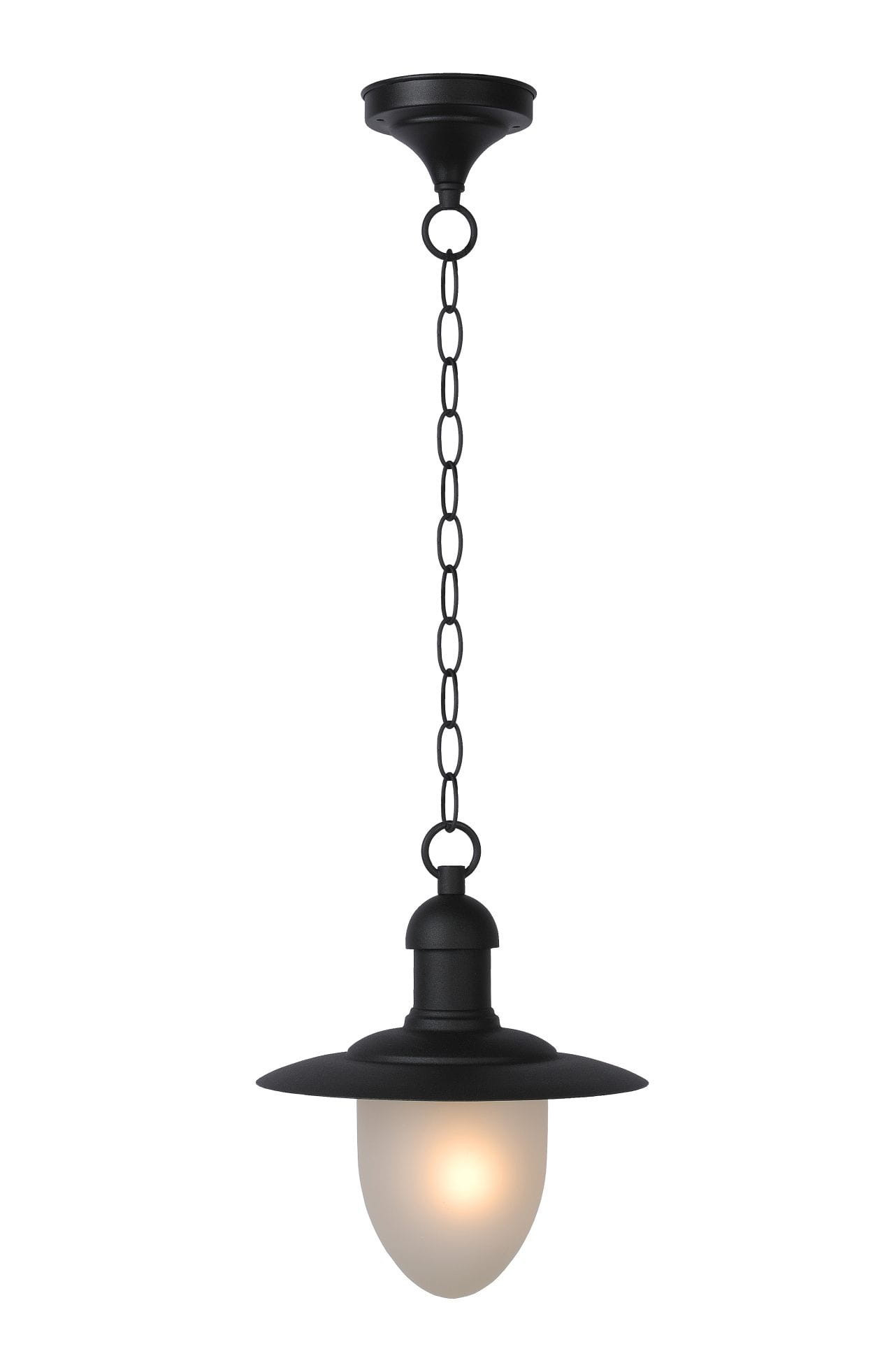 Lampa sufitowa zewnętrzna ARUBA czarno-biała 1 x E27 x 24W IP44 Lucide