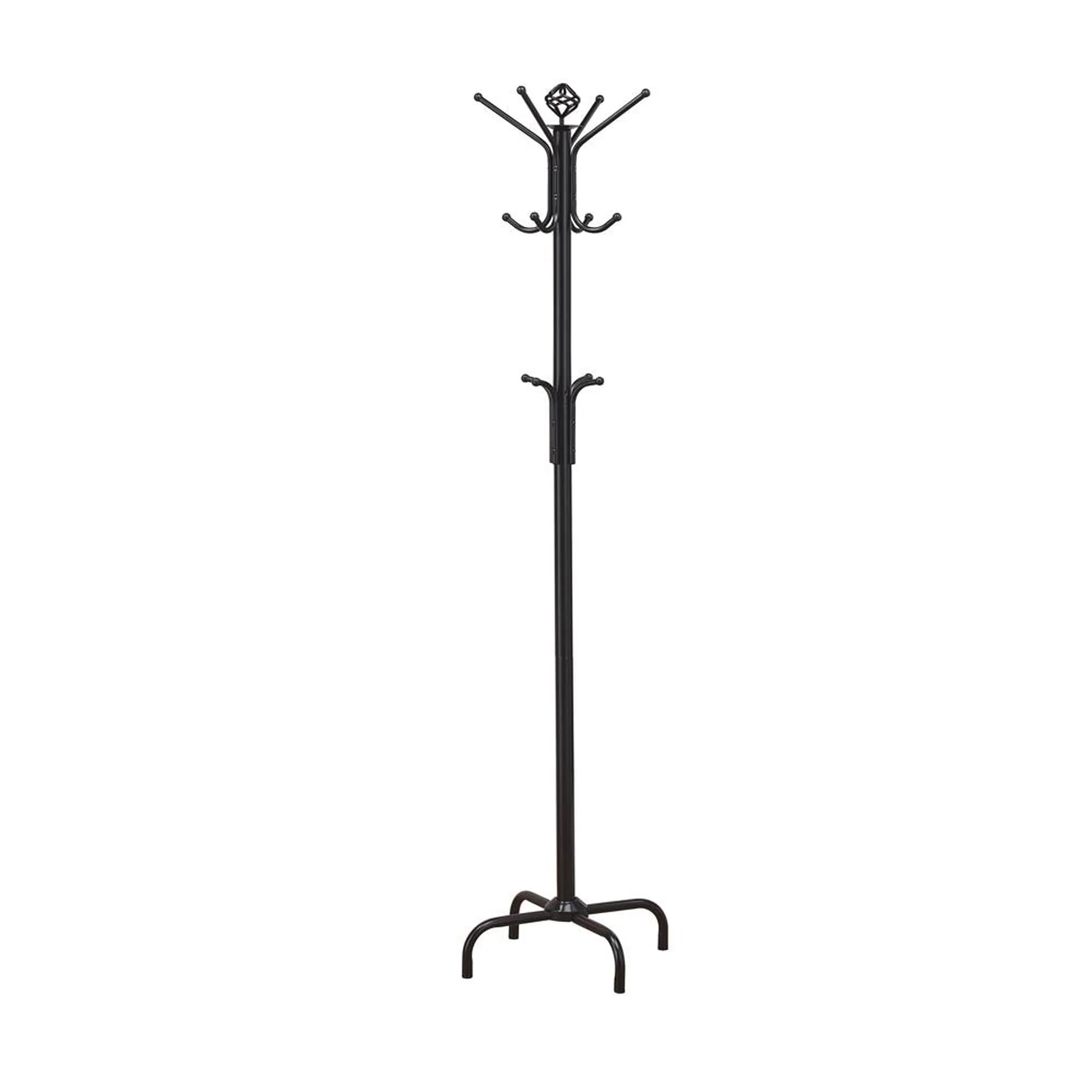 Merlin Black Metal Coat Rack
