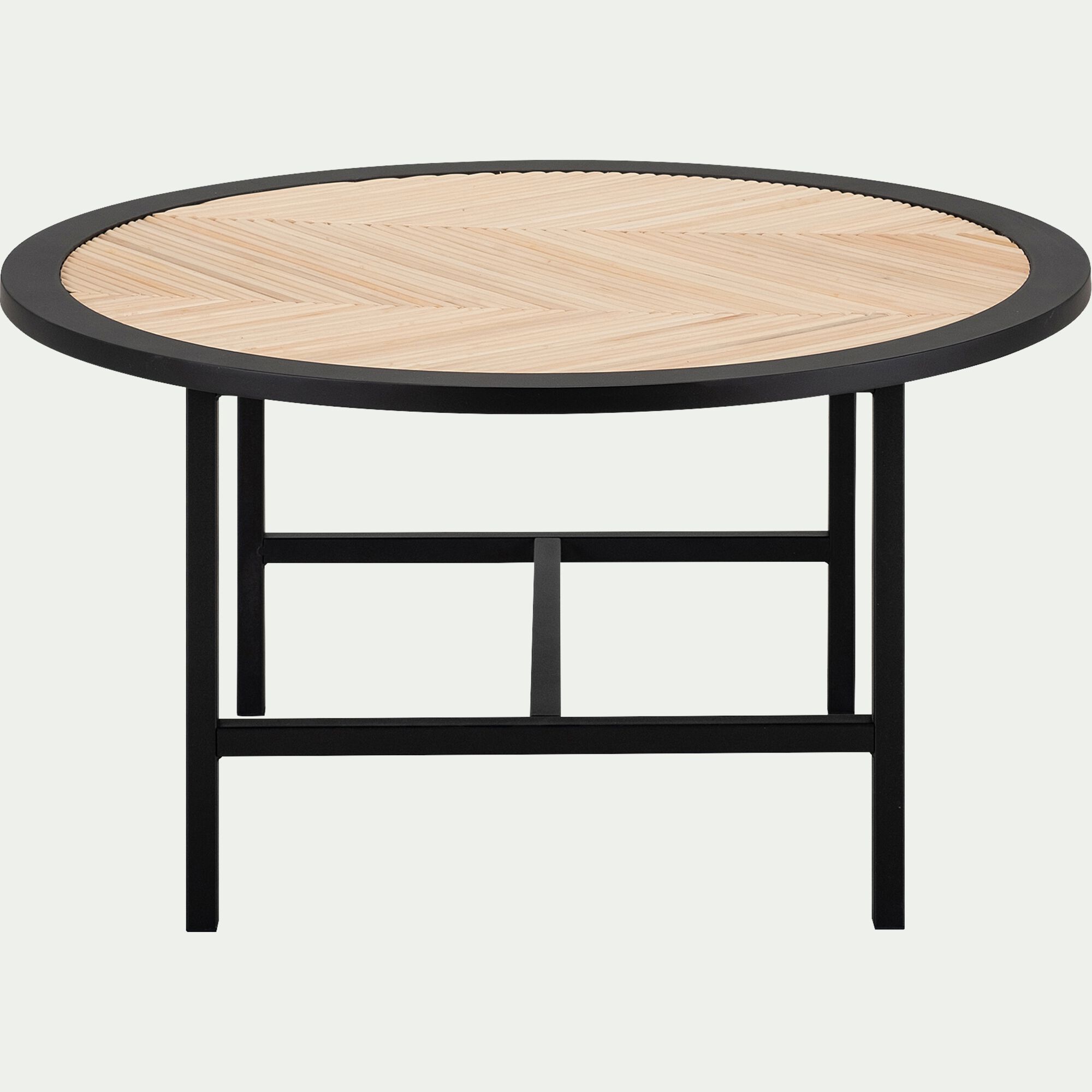 TANU - Table basse en bois - noir