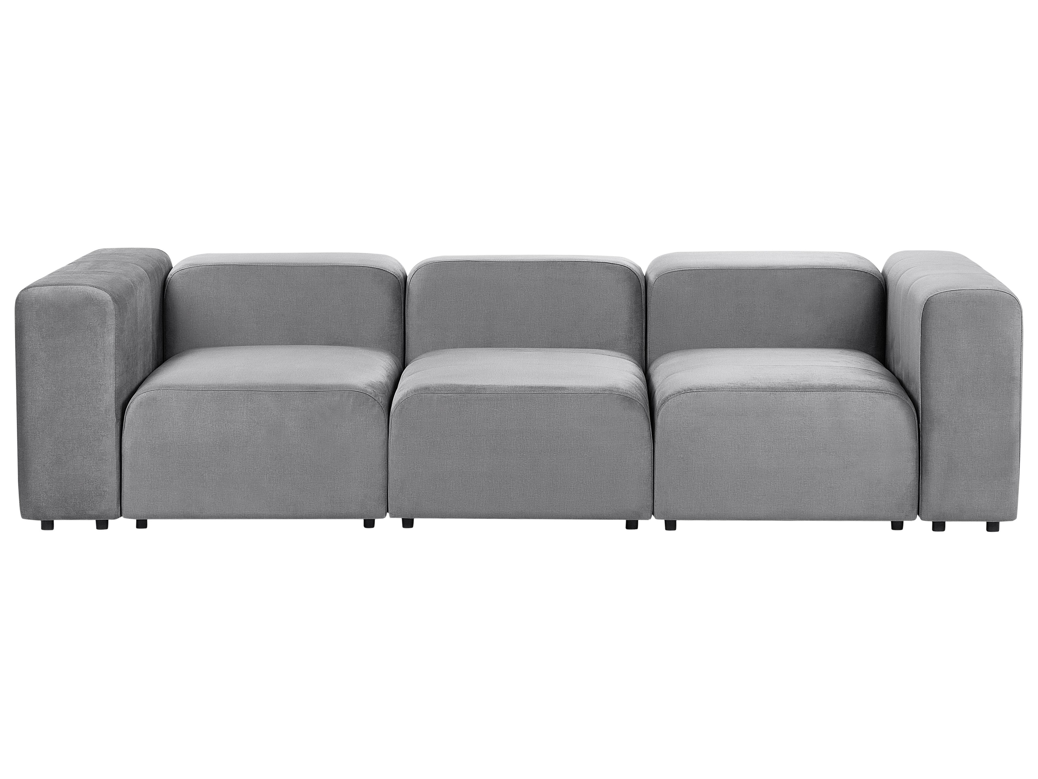 Modular Sofa 2 Seater FALSTERBO Velvet Grey
