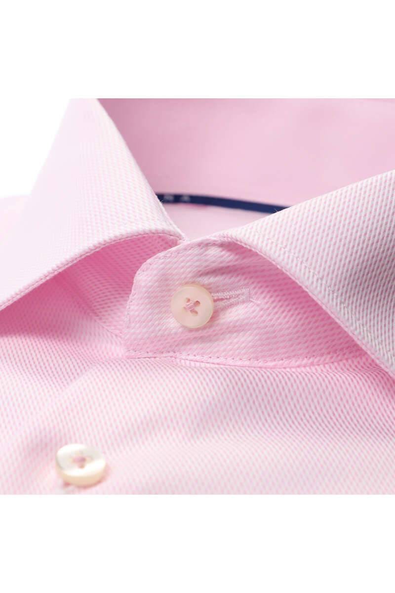 ETERNA Modern Fit Hemd rosa, Strukturiert