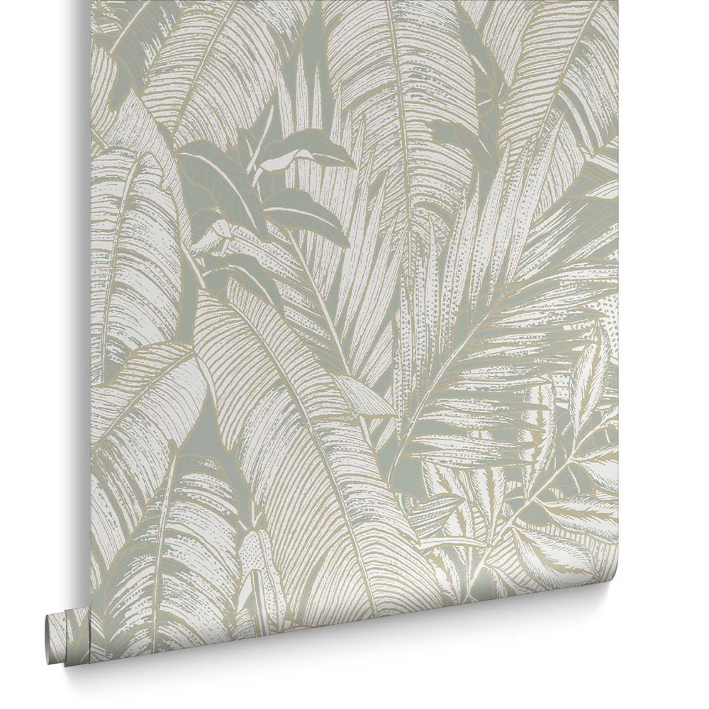 Graham & Brown Vliesbehang - Paradys Sage - 10mx52cm