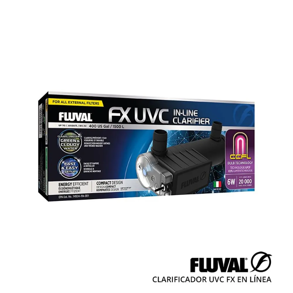 Fluval FX UVC clarifier 6W