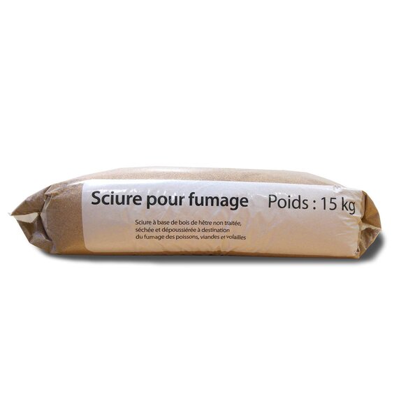 Sciure de bois de Hêtre 15 kg pour fumoir - Esprit Barbecue