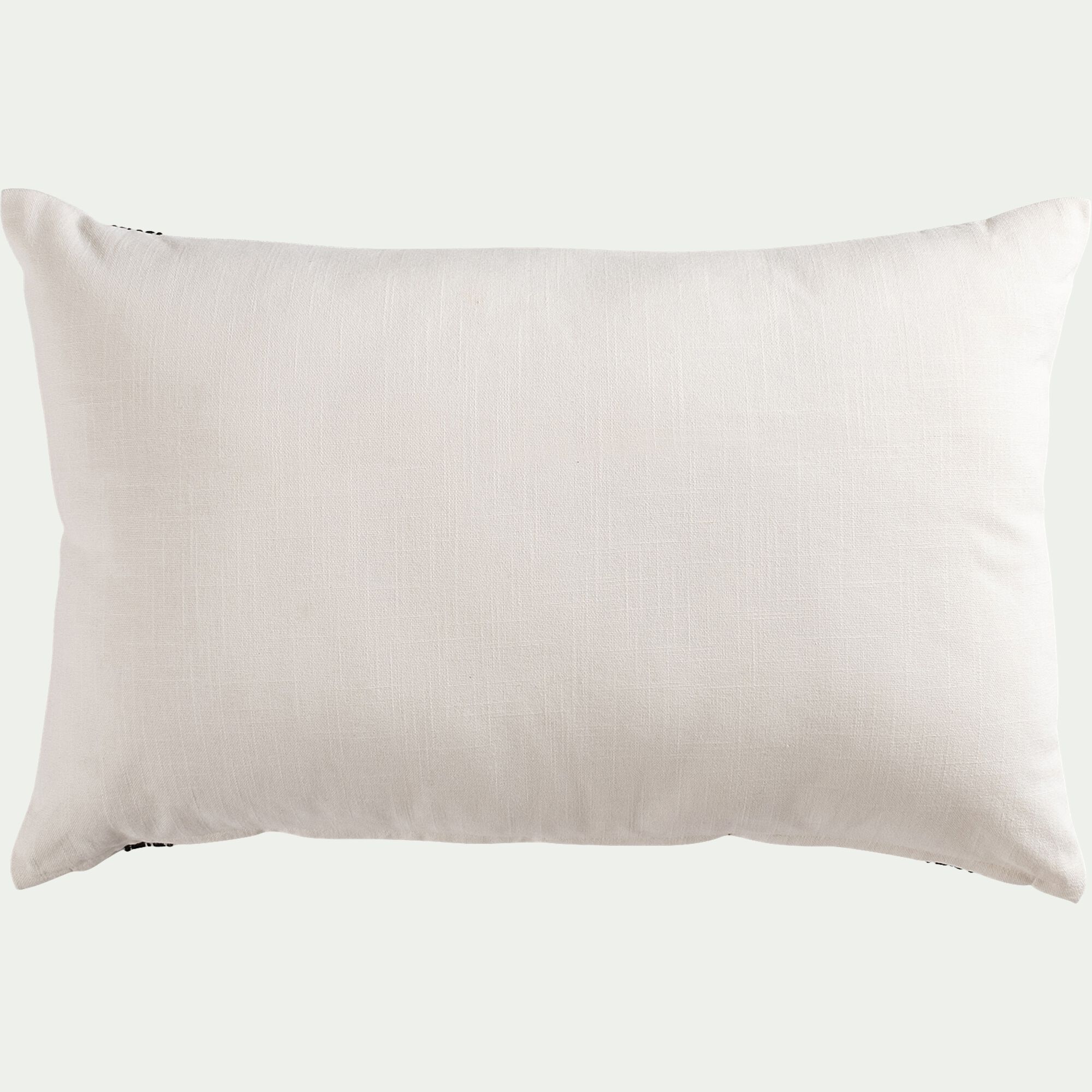 KISSOS - Coussin en coton à motif Kissos 40x60cm - blanc