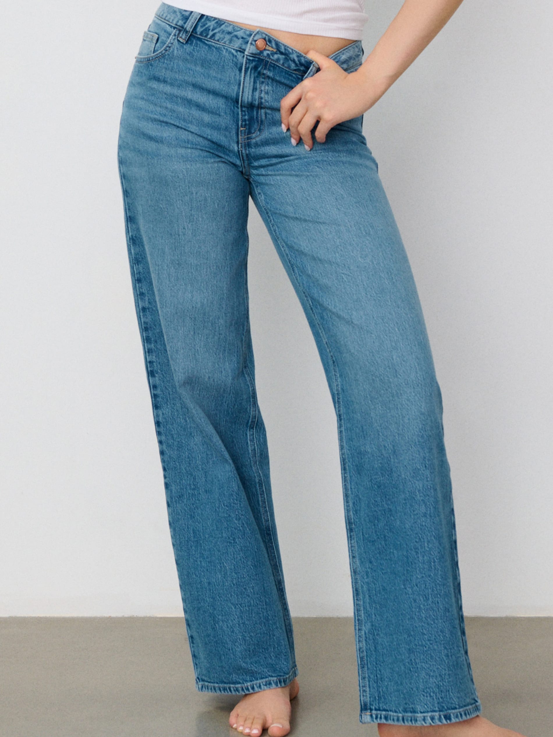 Jeansy wide leg