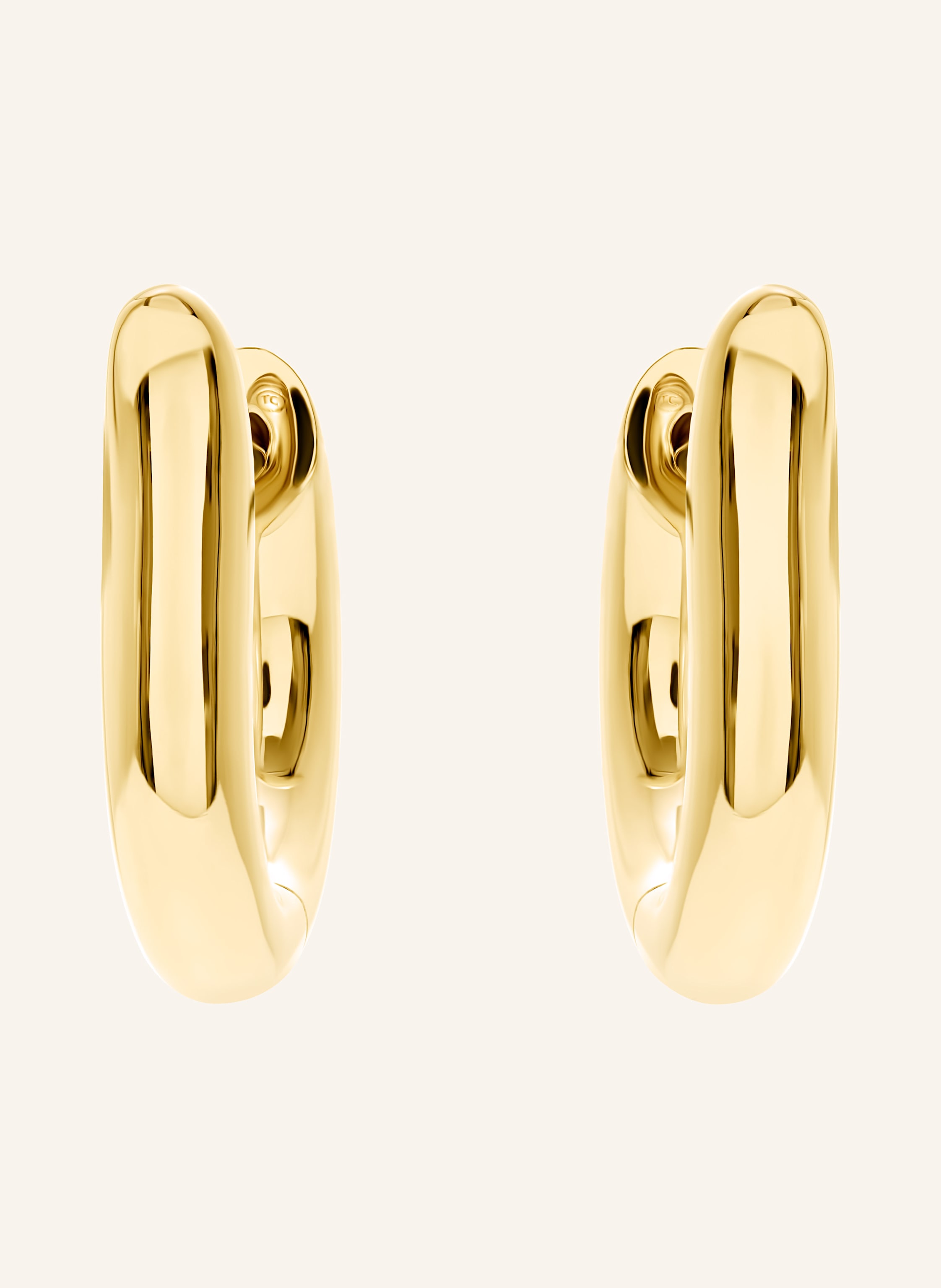 TAMARA COMOLLI Ohrstecker SIGNATURE OHRSTECKER HOOP SMALL 18K Gelbgold