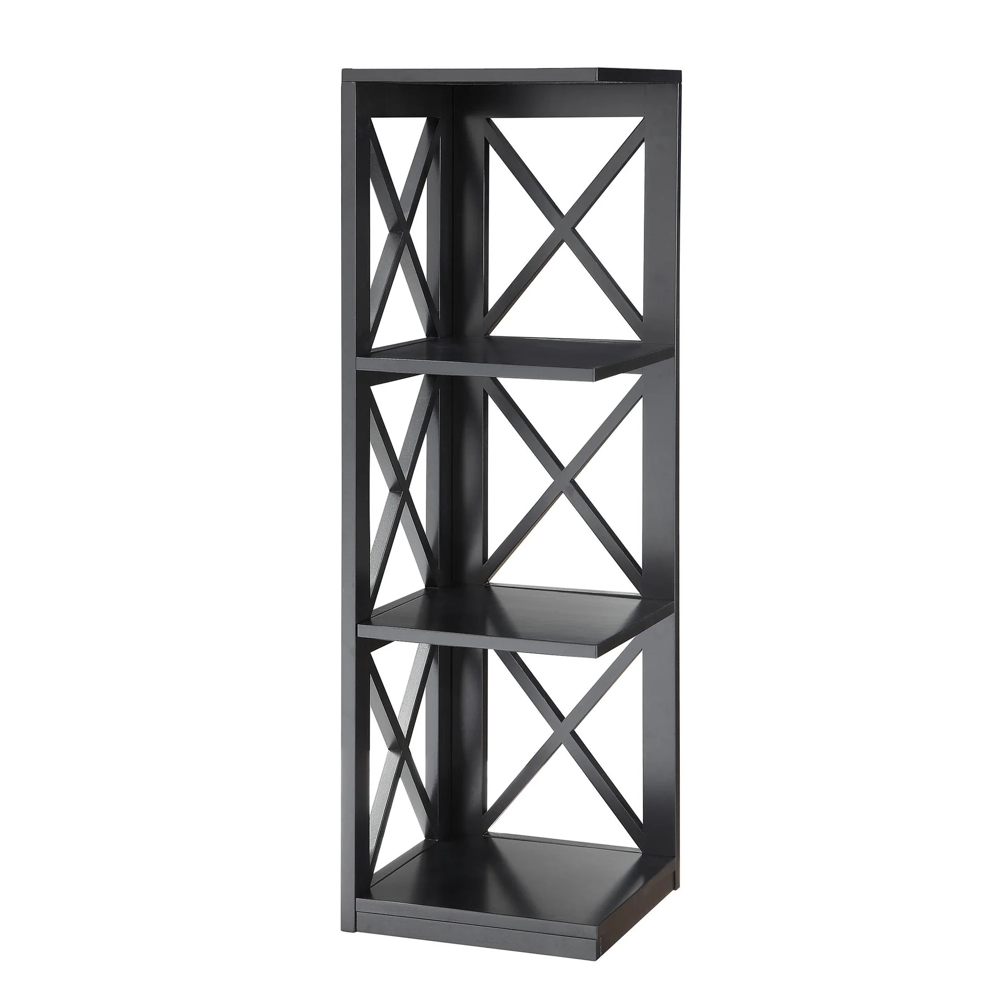 Convenience Concepts Oxford 3 Tier Corner Bookcase