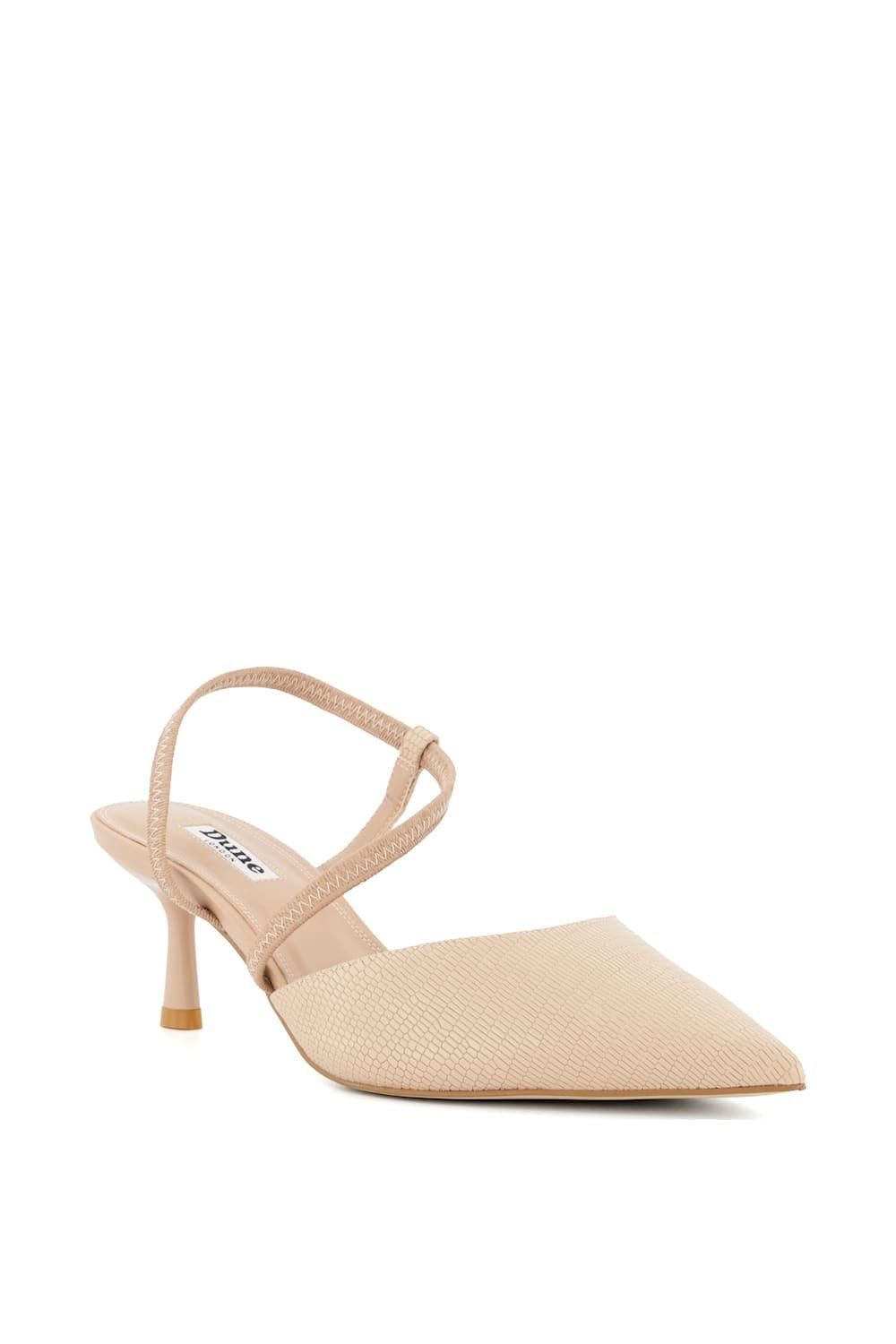 Dune London Wide Fit 'Citrus' Leather Strappy Heels
