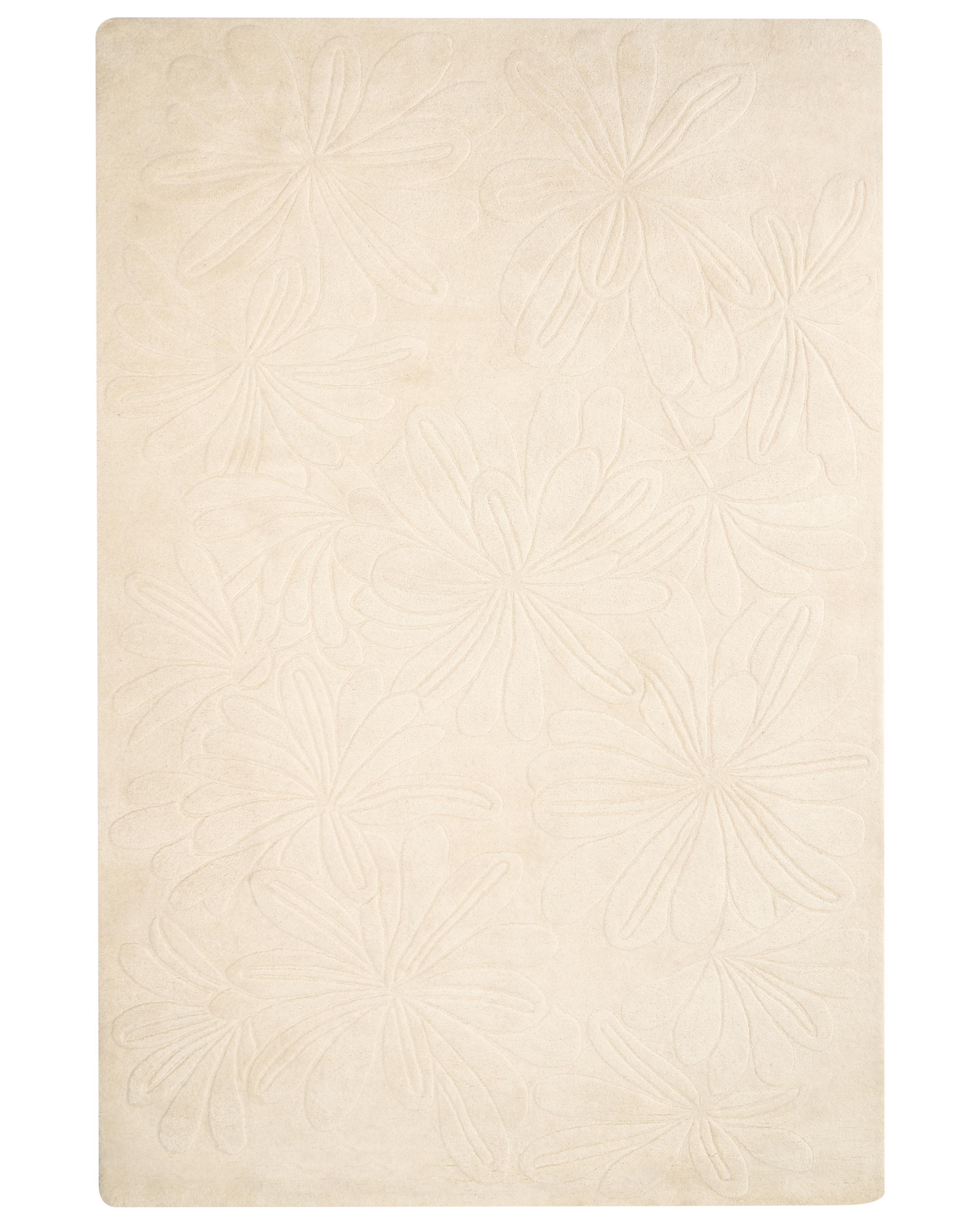 Rug CHENNAI Light Beige 160 x 230 cm Wool