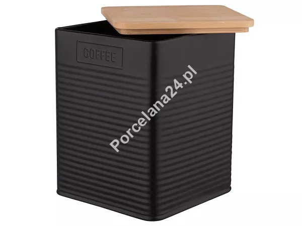 Puszka z pokrywką 11 x 11 cm L Altom Design - Coffee 07.PUSZ.8455