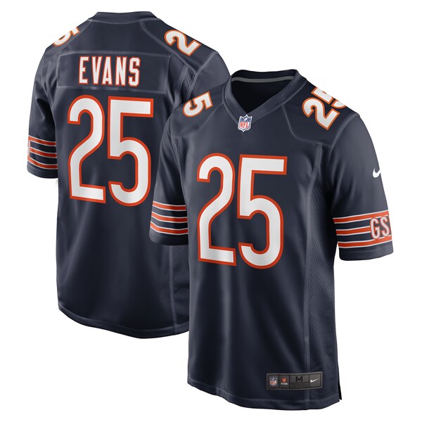 Darrynton Evans Chicago Bears Nike  Game Jersey -  Navy