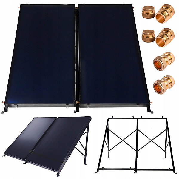 Collecteur solaire Thunder plat 2x 2,5m 1 pièce.