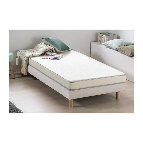 DEKODREAM Matelas mousse 90 x 190 cm - Confort ferme - Epaisseur 12 cm - KIETOA