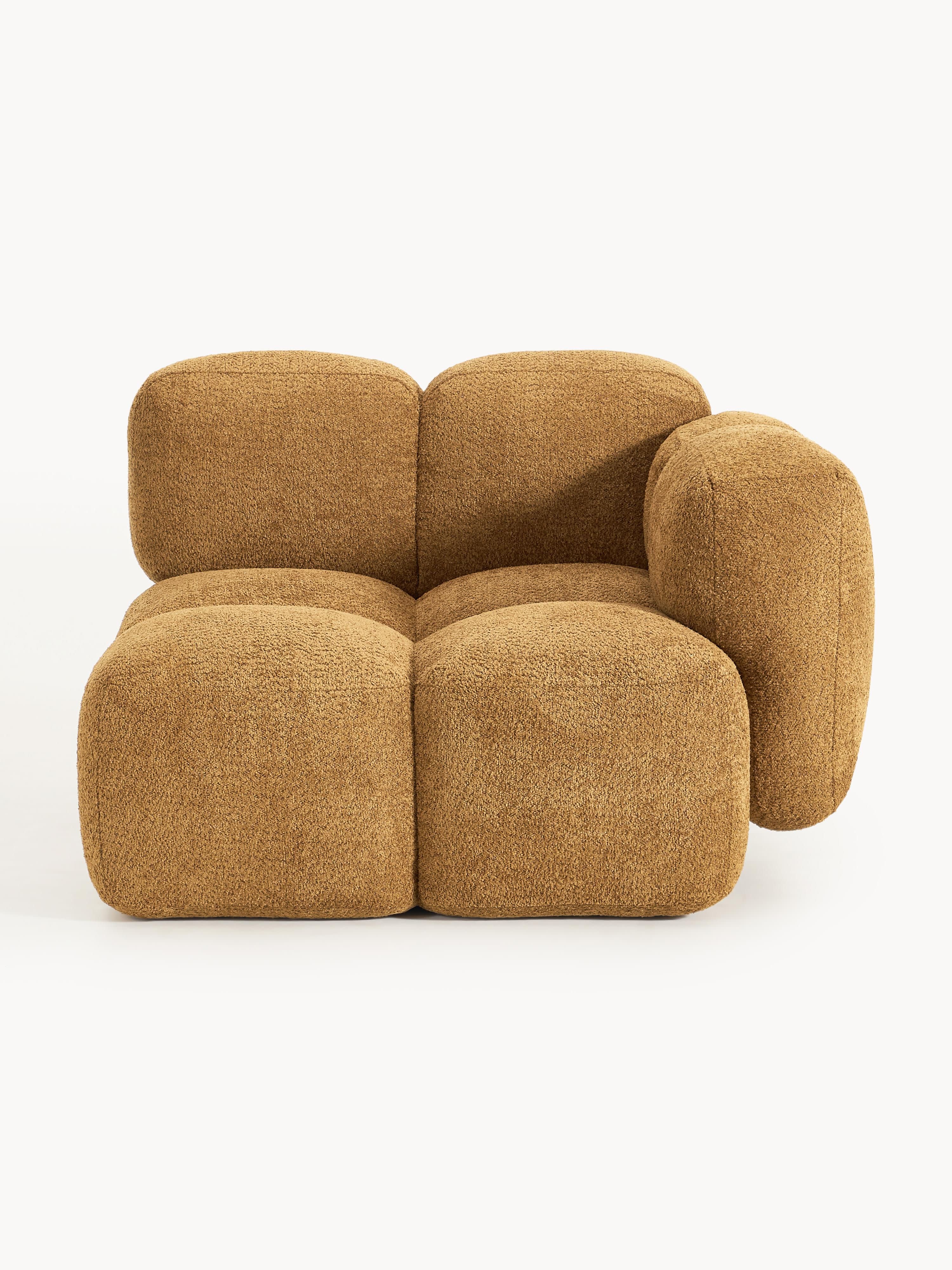 Eckmodul Tayla aus Teddy-Bouclé