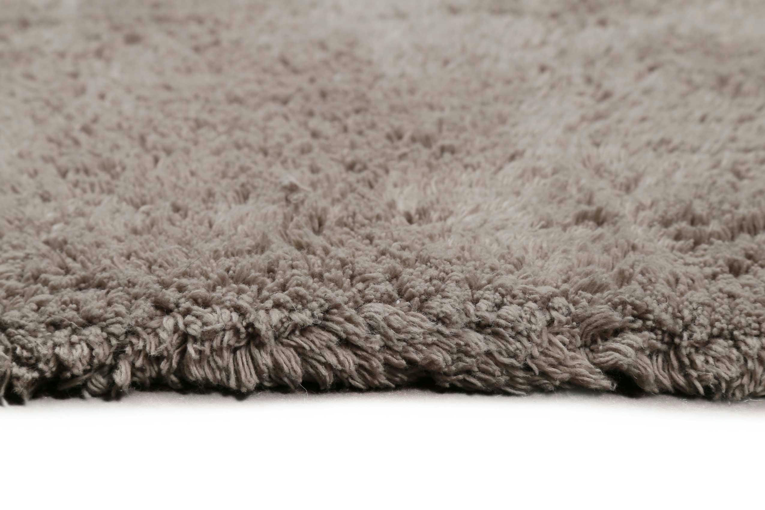 OLE - Tapis de bain doux marron taupe coton 55x65