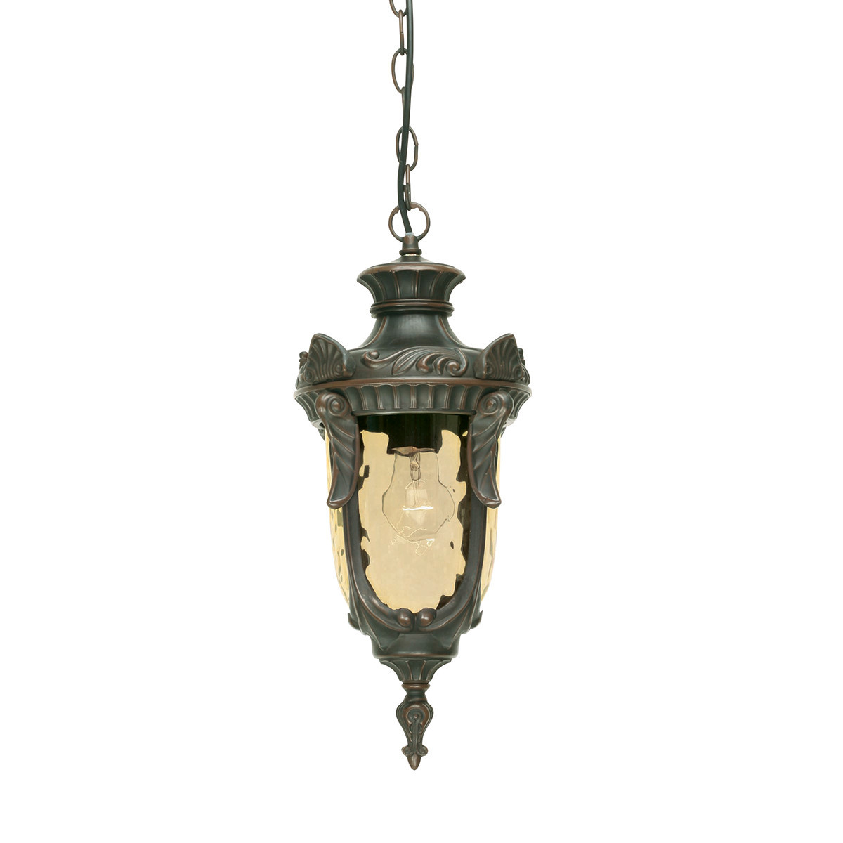 Lampa sufitowa Philadelphia brąz 1xE27x60W IP44 Elstead