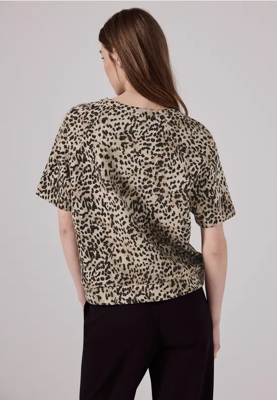 Raglan T-Shirt in Silk-Optik