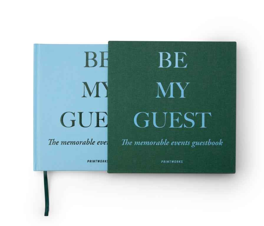 Printworks Gastenboek - Groen/Blauw