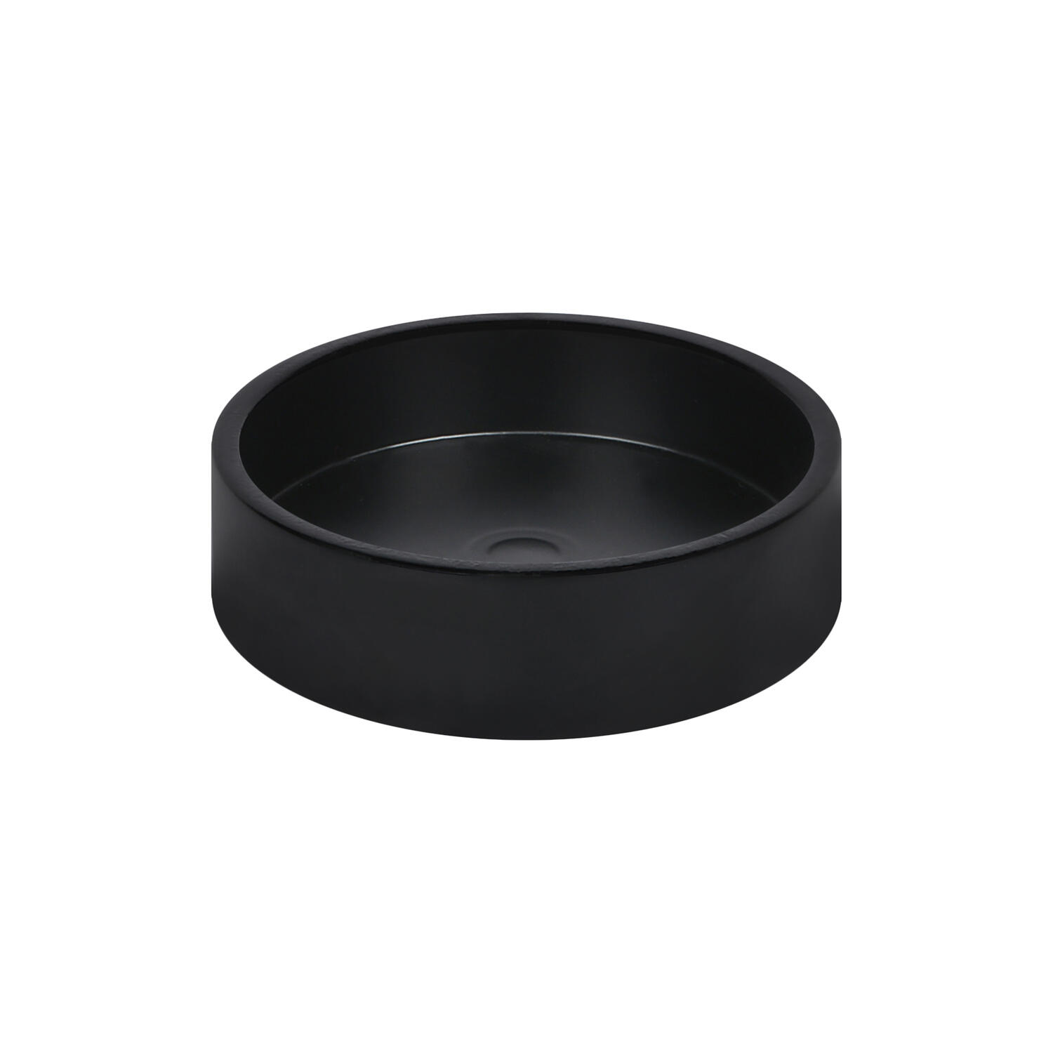 Light Candleholder pillar, matte black