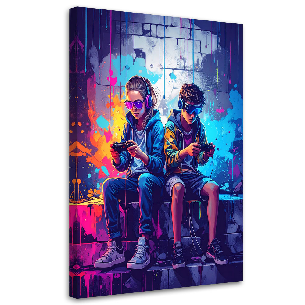 Obraz młodzieżowy dla gracza, Konsola Graffiti Street Art 20x30