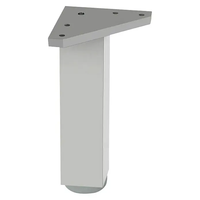 BORDBEN 40X40X150MM MATT ALUMINIUM