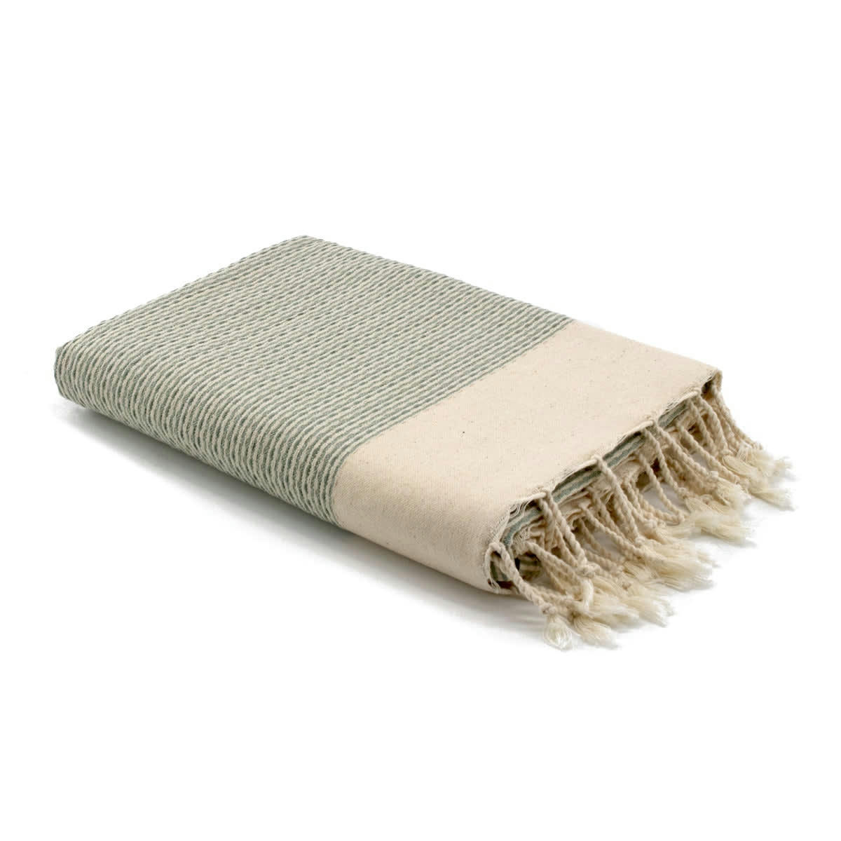 RIO - Fouta coton  100x200 vert d