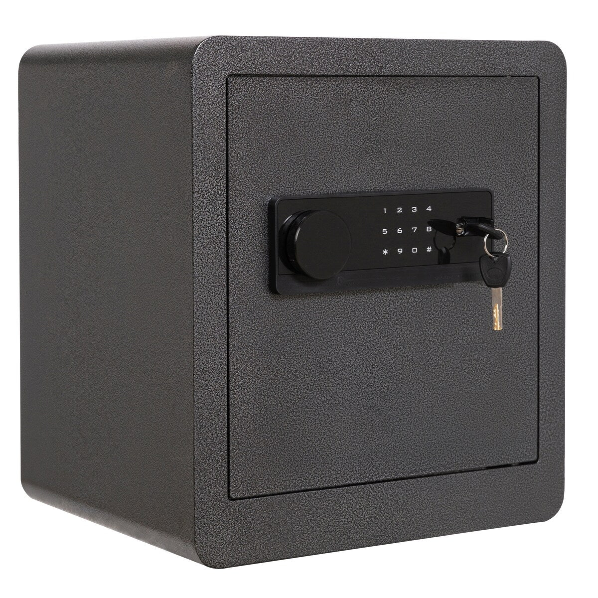 1.5 Cubic Feet Security Safe with LED Display and Solid Steel Construction - Black