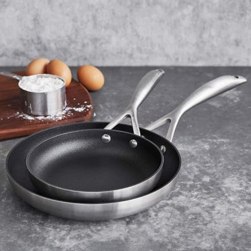 Scanpan CS  Stainless Steel Starter Frypan 2 Piece Set 20cm & 26cm - 2pc