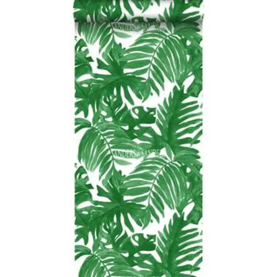 Sanders & Sanders behang - palmbladeren - groen - 0.53 x 10.05 m