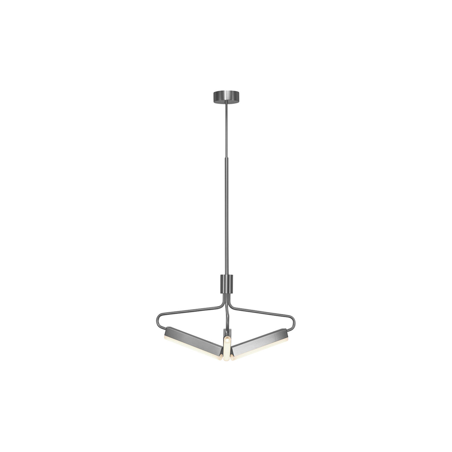Angel 3 300 Wide Chandelier, steel