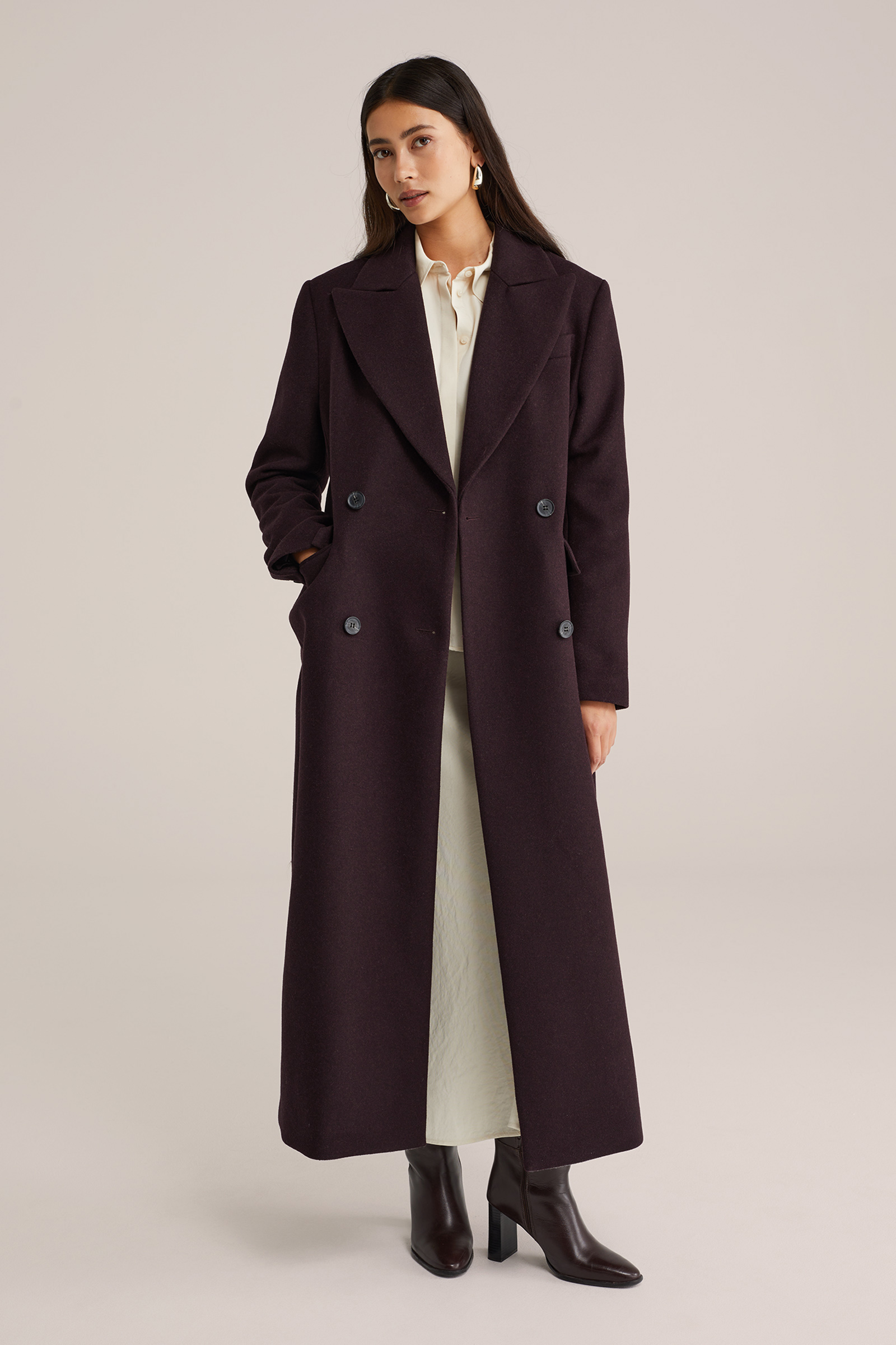 Dames jas van wolmix