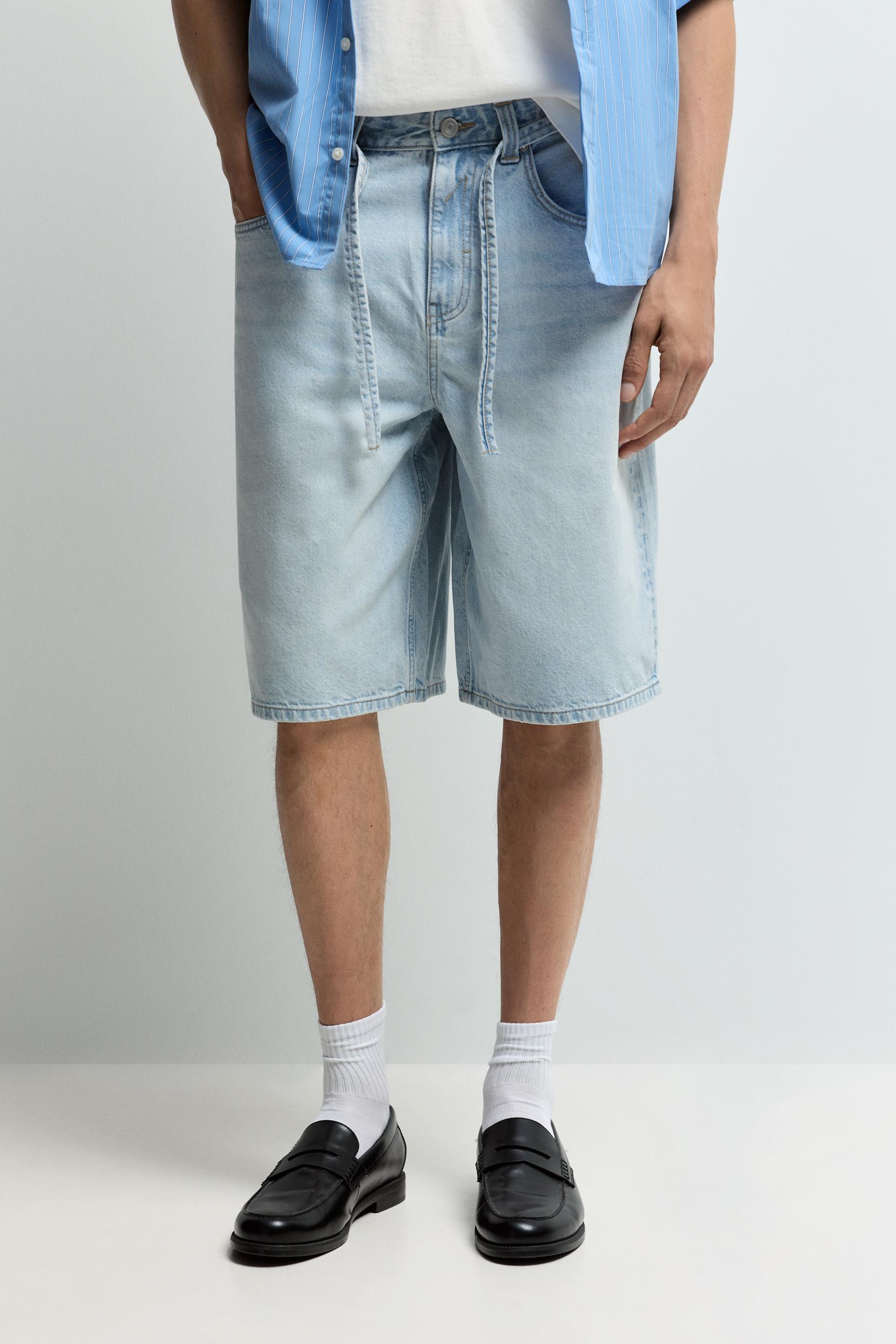 Bermuda denim baggy