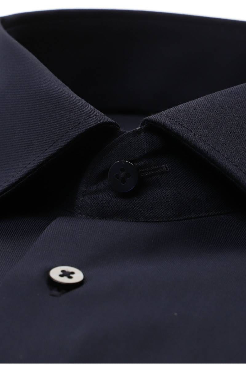 ETERNA Cover Shirt Modern Fit Hemd blau, Einfarbig