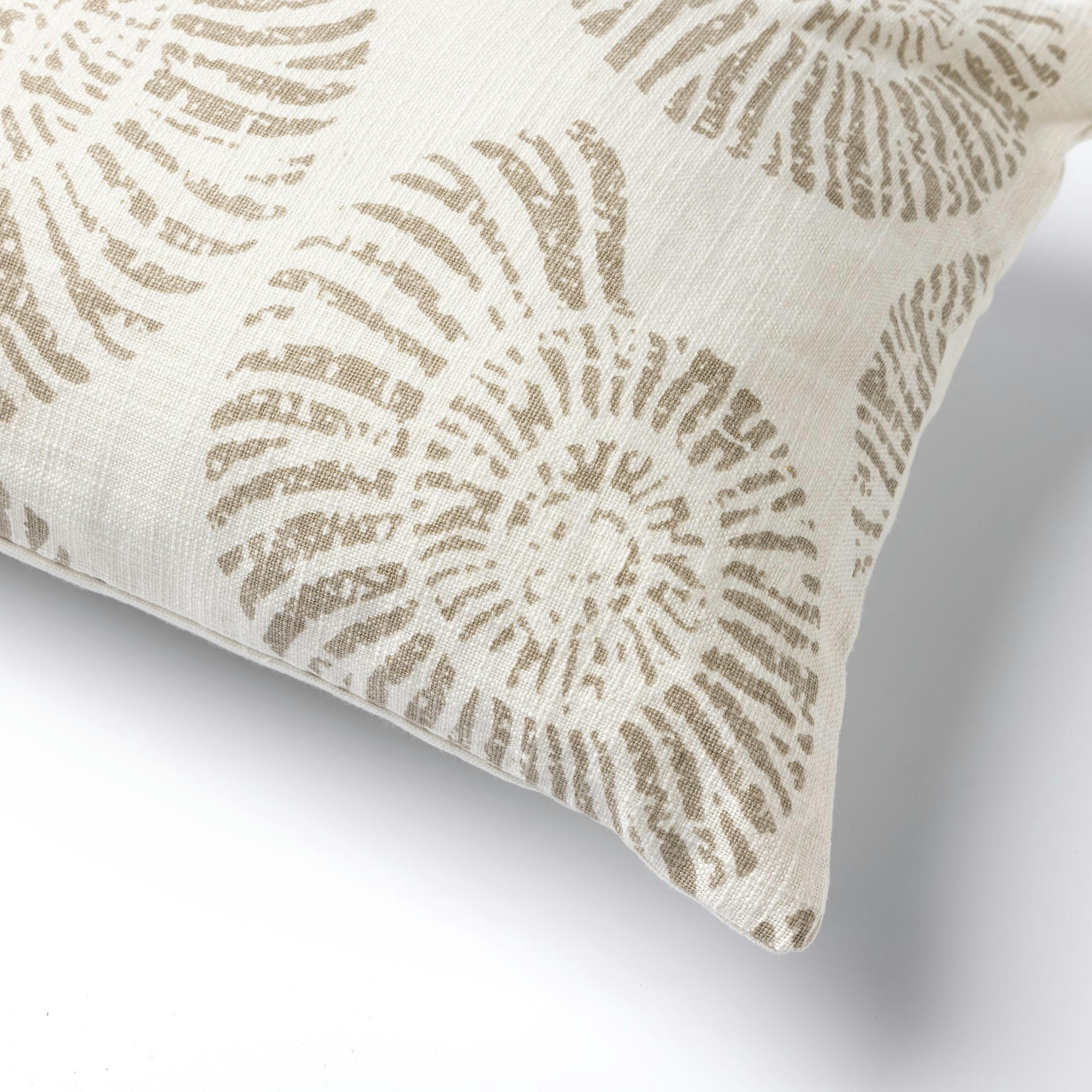 PACIFIC - Coussin - blanc en coton 30x50 cm avec motif