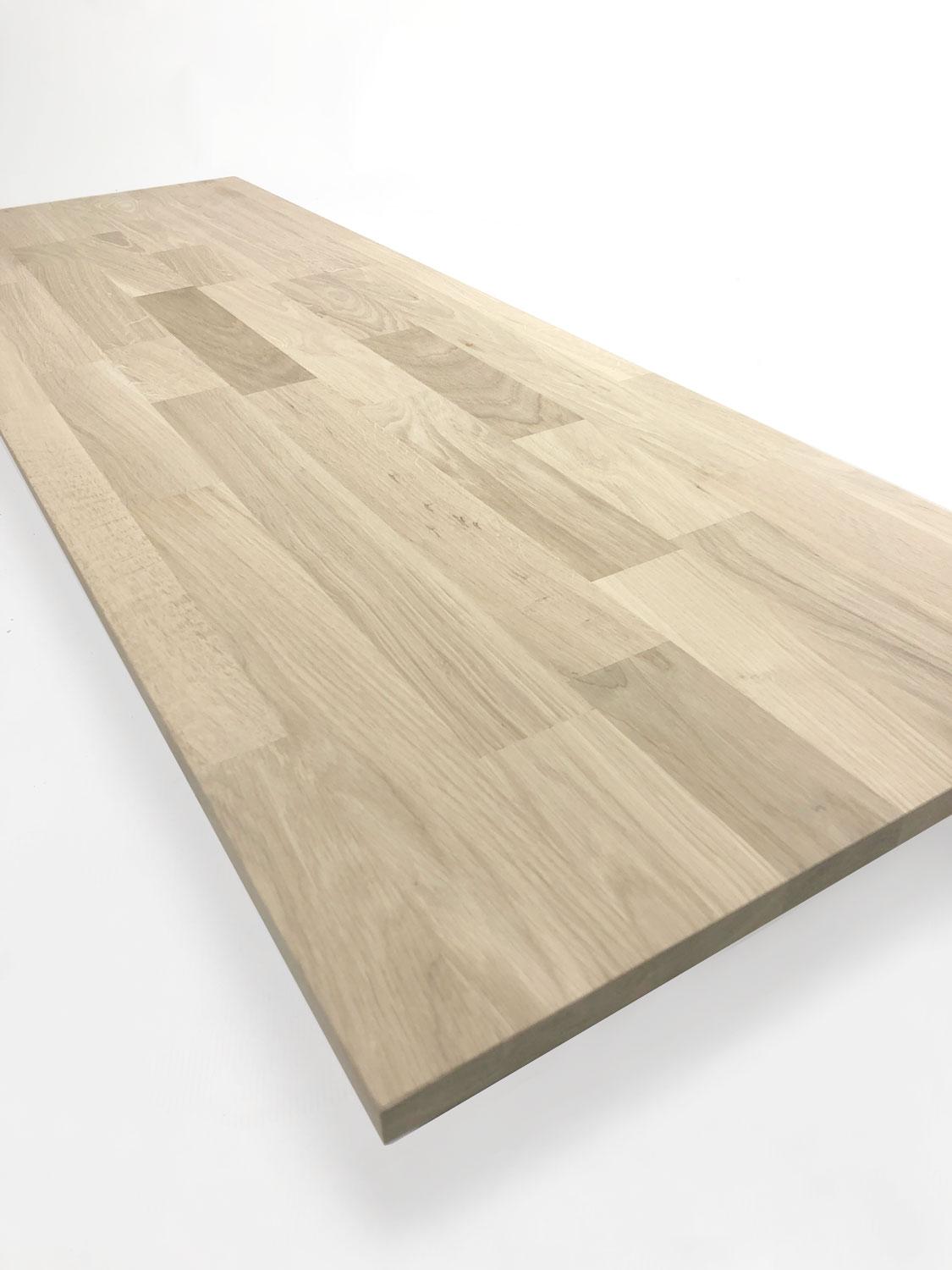 WoodBrothers Eikenhouten vingerlas wandplank 120x40x1,8cm