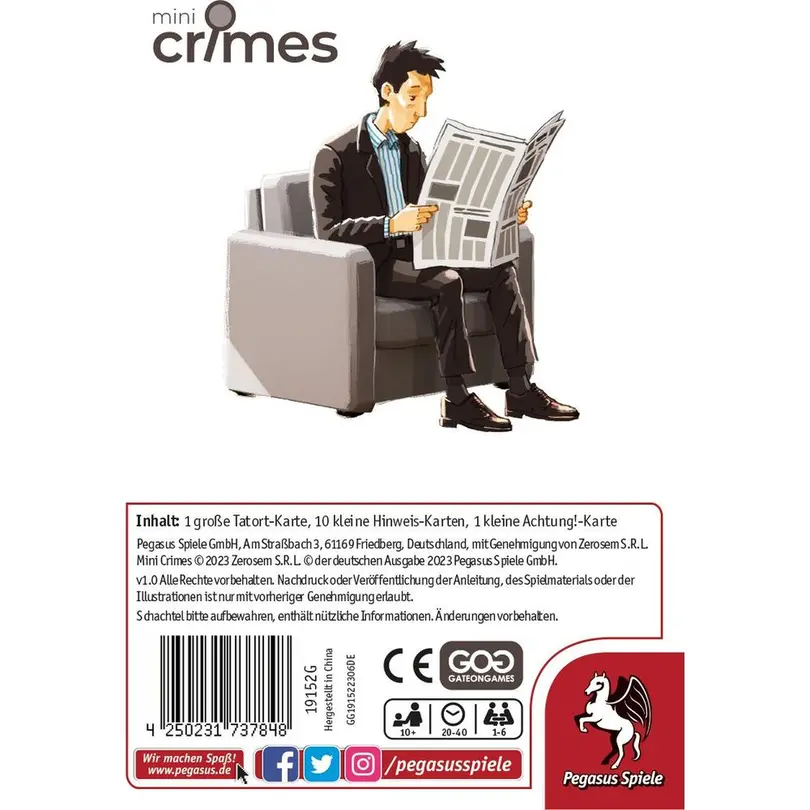 Kartenspiel MiniCrimes