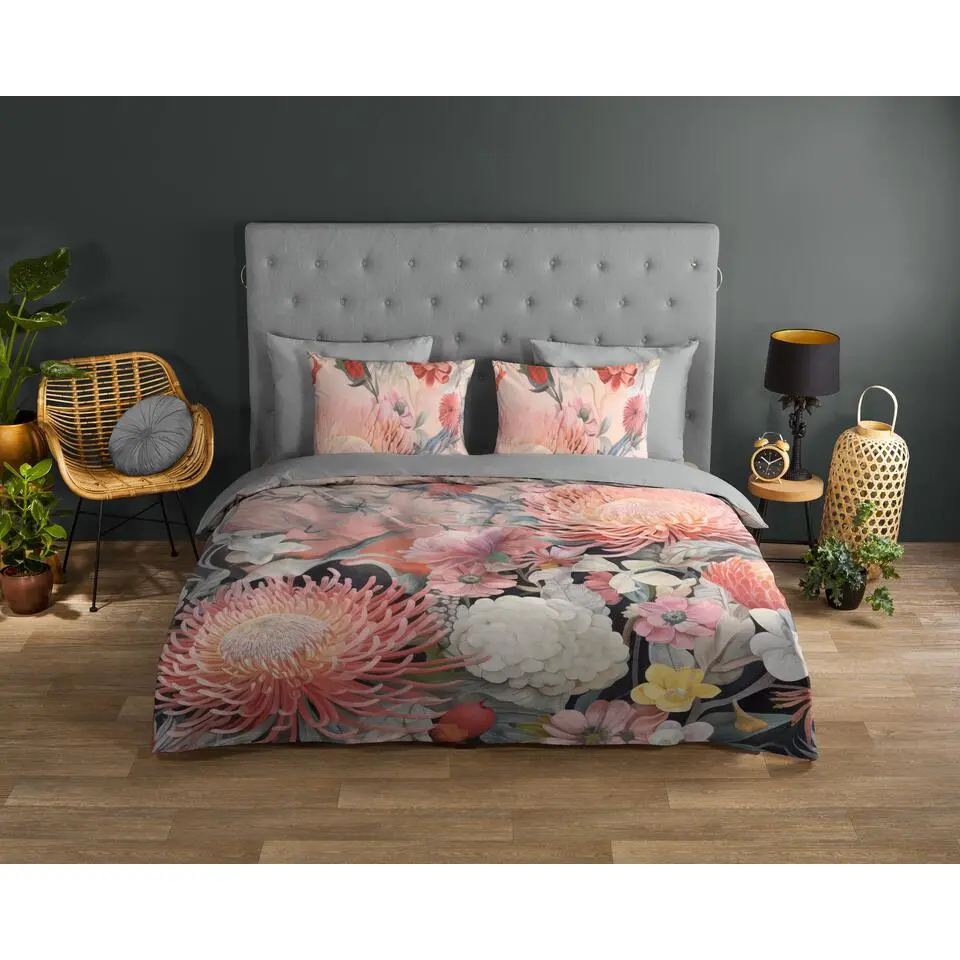 Good Morning Delphine Dekbedovertrek Perzik-1-persoons (140 x 200/2...