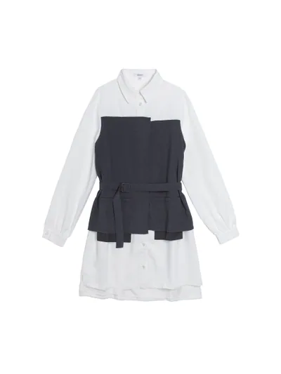 Patchwork Shirt Dress - 25WDD262C