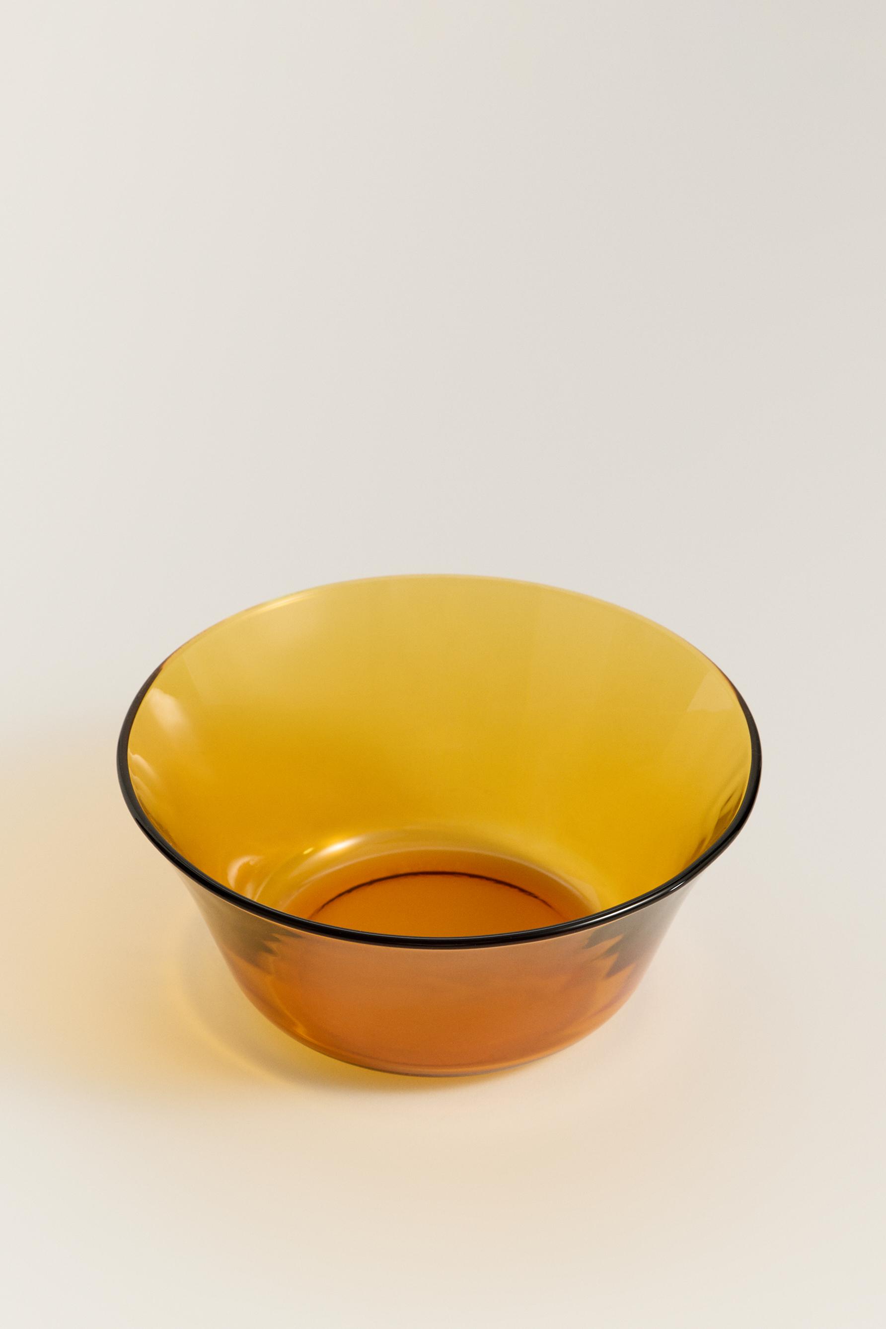 Ensaladera Duralex® vidrio color ámbar 17 cm