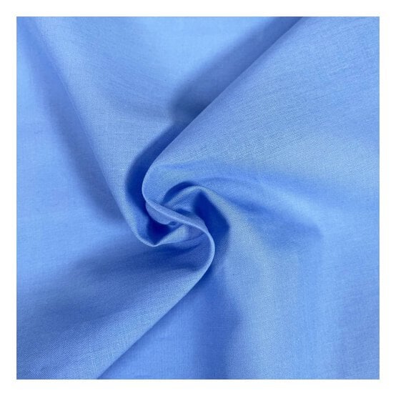 Cornflower Lawn Cotton Fabric by the Metre