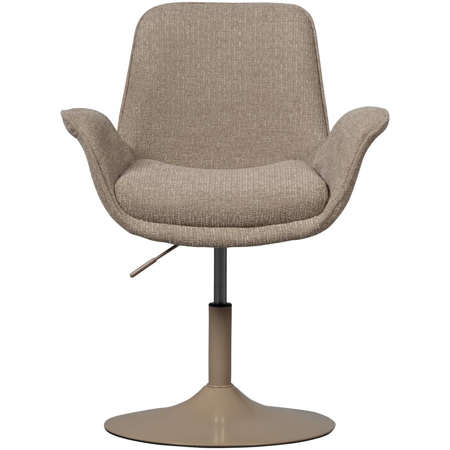 WOOOD verstelbare eetkamerstoel Marten - Polyester - Zand - 90x70x66
