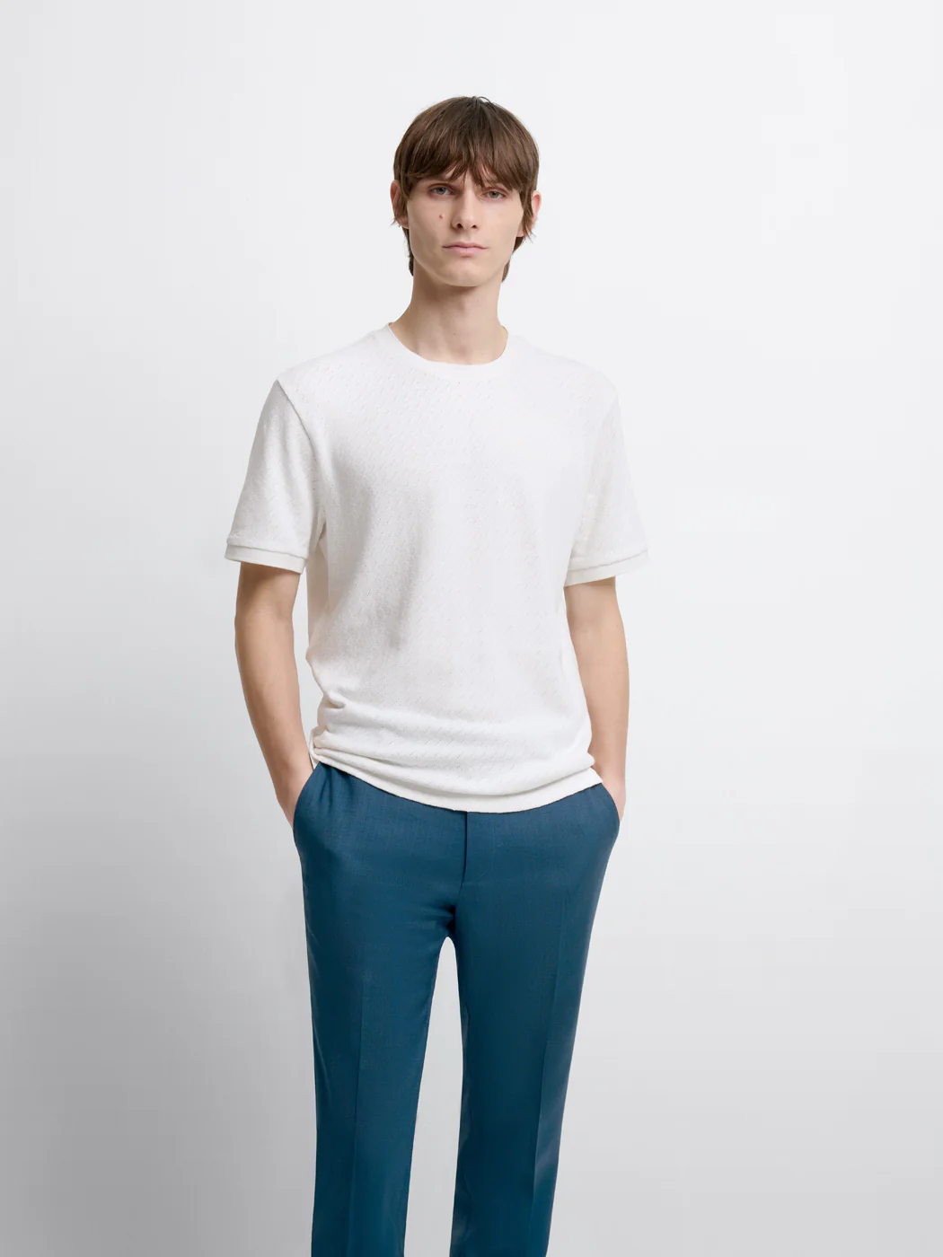 T-shirt manches longues col rond