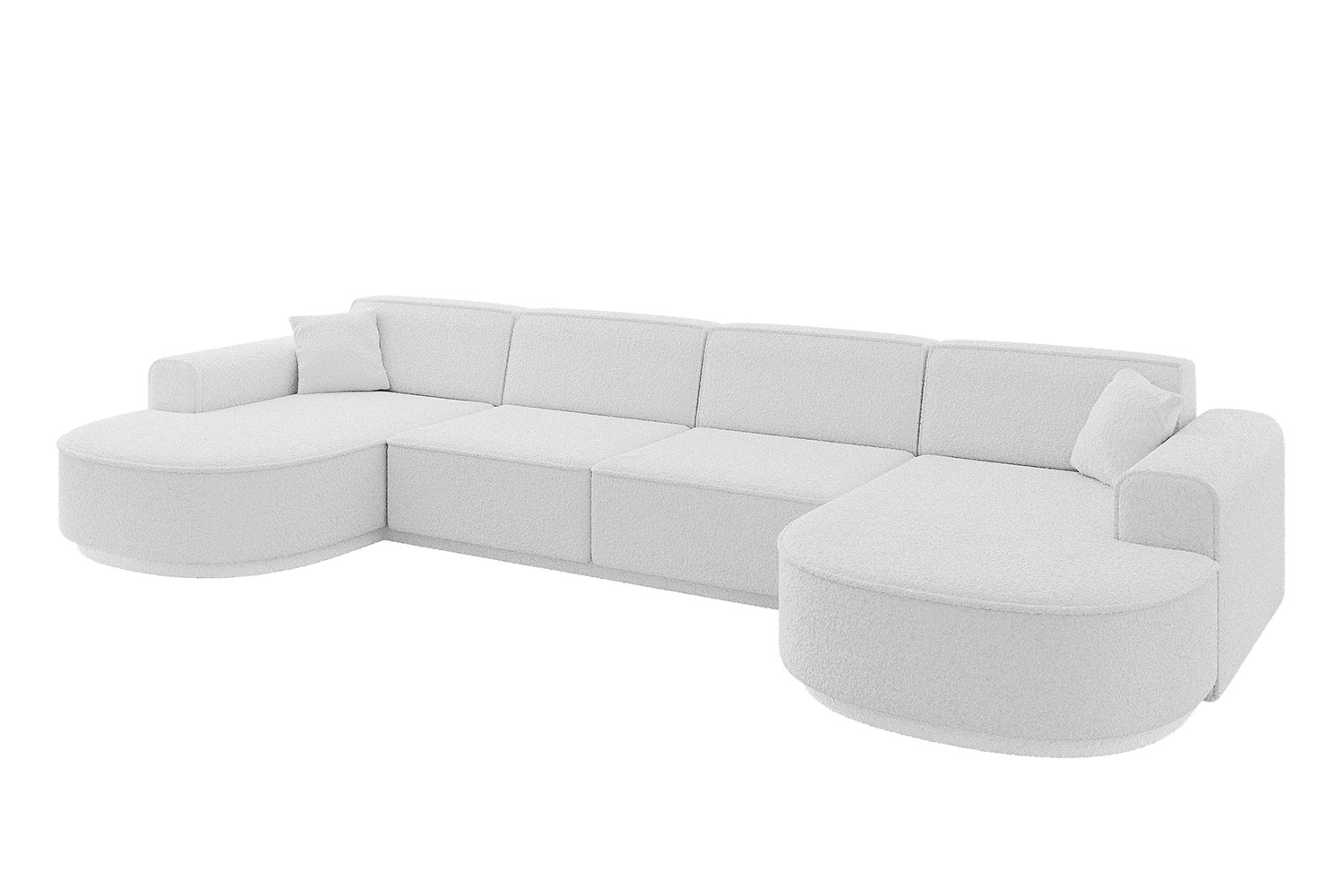Narożnik uniwersalny bez funkcji spania MARI-U2-v3 388x171x83 cm Biały